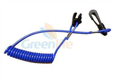 Laisse en plastique bleue de corde de déchirure de sécurité de moteur de mise à mort de corde à la mode en plastique de commutateur