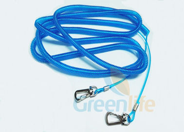 Corde bleue 15M d'unité centrale la tringle à vêtements de sécurité de lanière de canne à pêche de fil d'acier inoxydable
