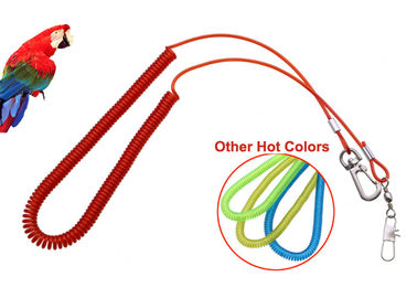 Sécurité rouge en plastique de formation de mouche de perroquet de lanière de bobine de fil avec le crochet instantané/Pin