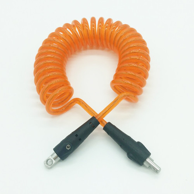 Lanière orange 1.5M d'outil de bobine rétracté longtemps pour l'échafaudage de sécurité