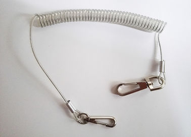 Bobine Lanyard Plastic Hook String Loop de fil de couleur de Pantone avec deux extrémités