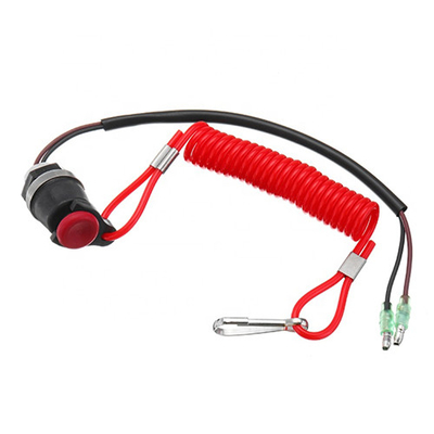 Lanière flexible de bobine de couleur rouge pour le commutateur outre de la longueur du moteur extérieur 12CM