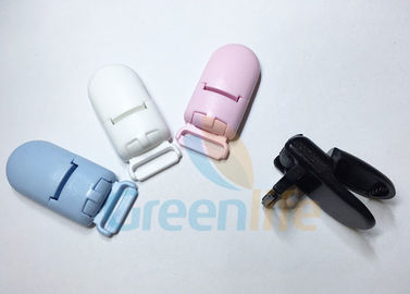 Agrafes en plastique matérielles colorées de POM, agrafes en plastique de tétine de dents serrées