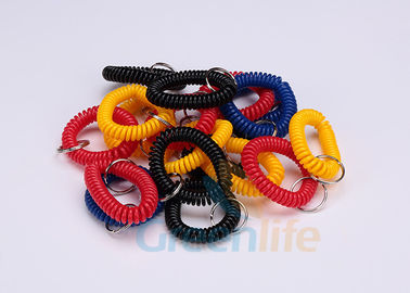 Diverses couleurs d'anneau de soudure de poignet de bobine d'accessoires en plastique plats fendus d'insigne
