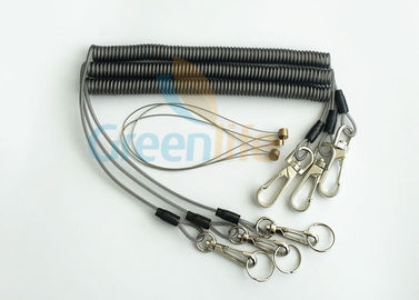Protection escamotable d'automne de corde de bobine de fil de corde de sécurité pour des outils, bout droit maximum de 3 mètres