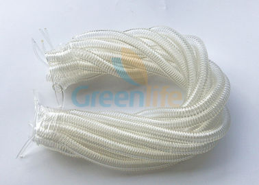 La sécurité enroulée extensible de corde de lanière de câble escamotable clair de sécurité raye la longueur faite sur commande