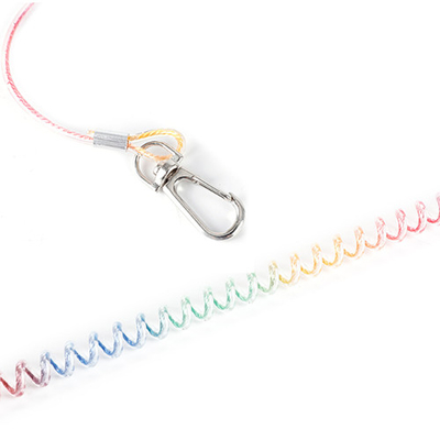 Diamètre en nylon coloré TPU de la corde 2.3MM de vol de perroquet de ressort de noyau pour la sécurité